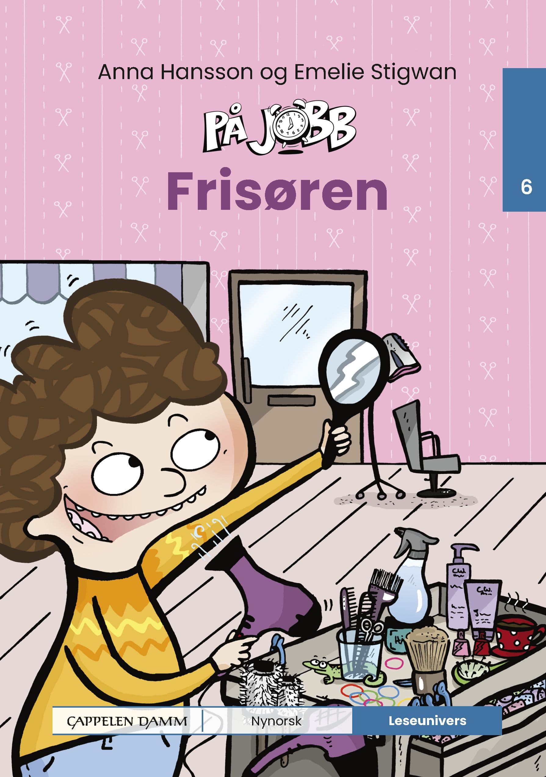 På jobb - frisøren