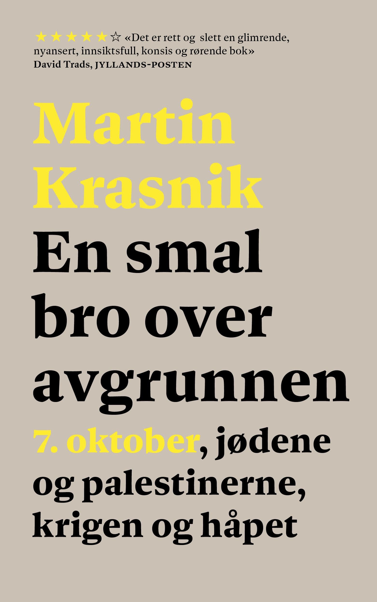 En smal bro over avgrunnen