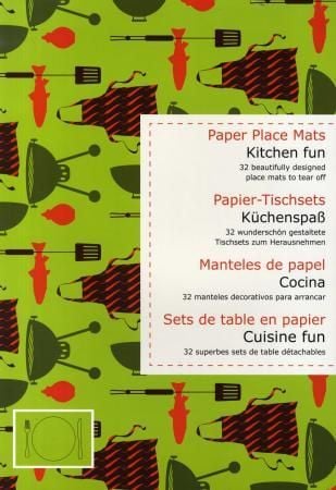 Spisebrikker. Kjøkken. Blokk med 32 spisebrikker til å rive av