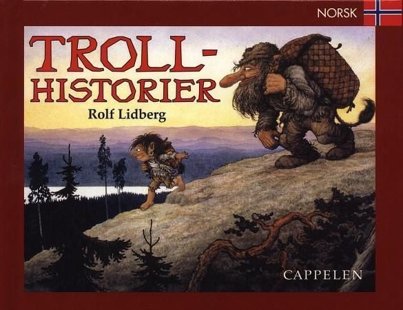 Troll. Display med 24 bøker