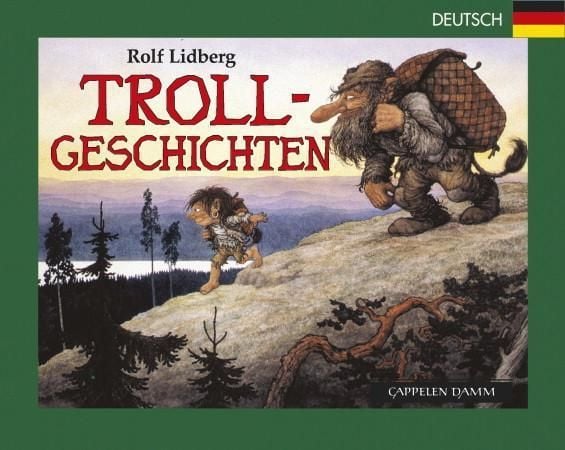 Troll. Display med 24 bøker