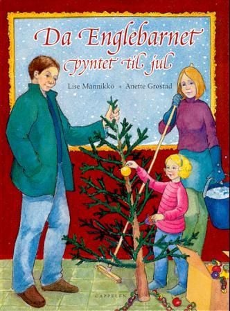 Da englebarnet pyntet til jul