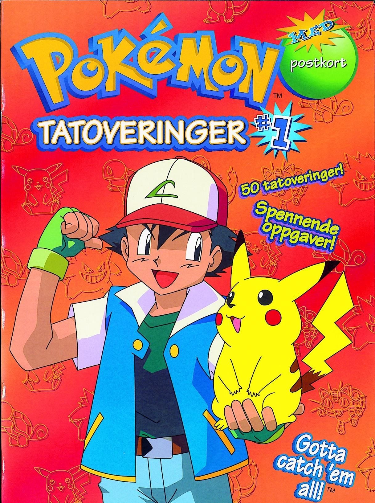 Pokemon tatoveringer 1. Hefte