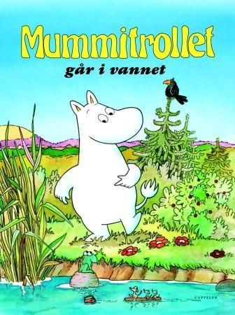 Mummitrollet går i vannet