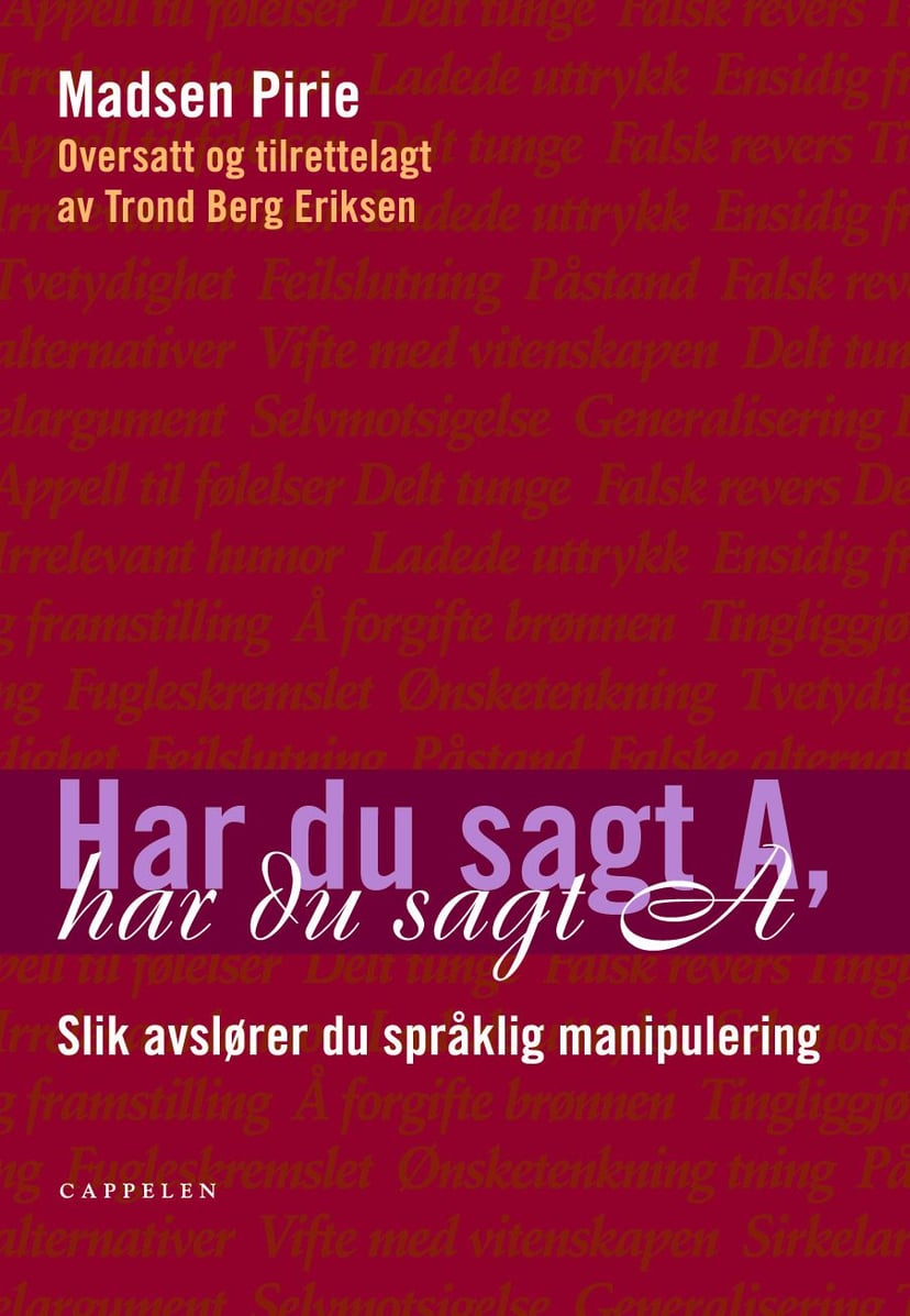 Har du sagt A, har du sagt A