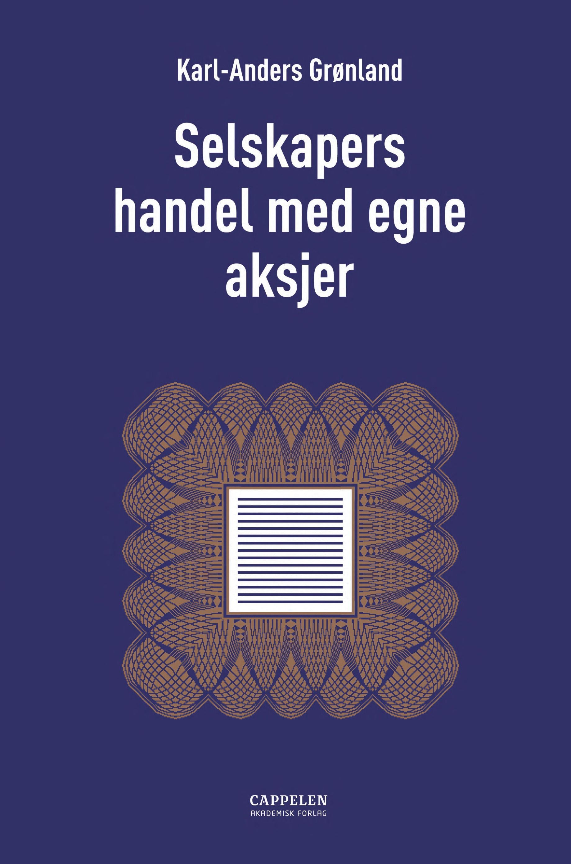 Selskapers handel med egne aksjer