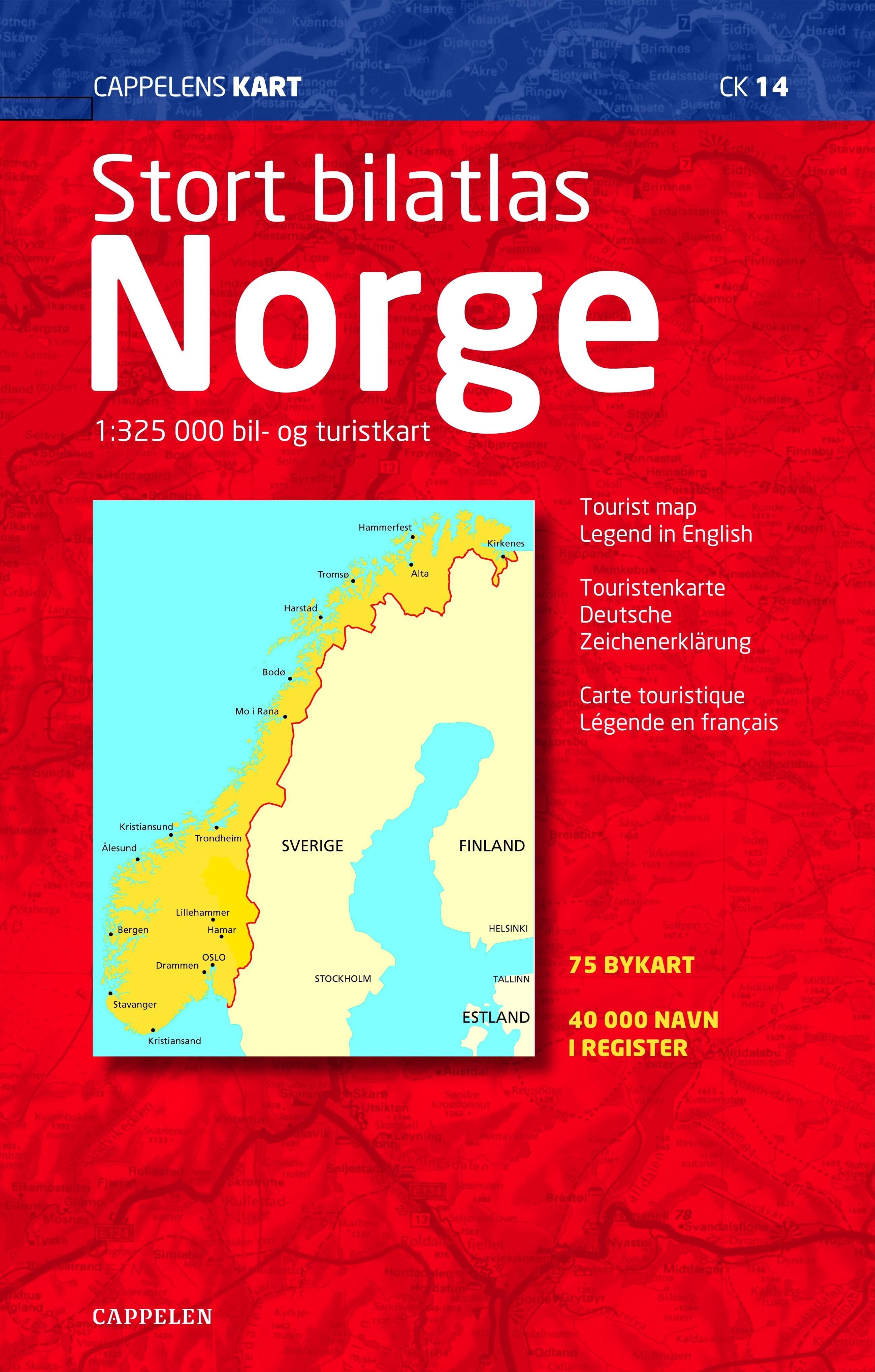 Stort bilatlas Norge