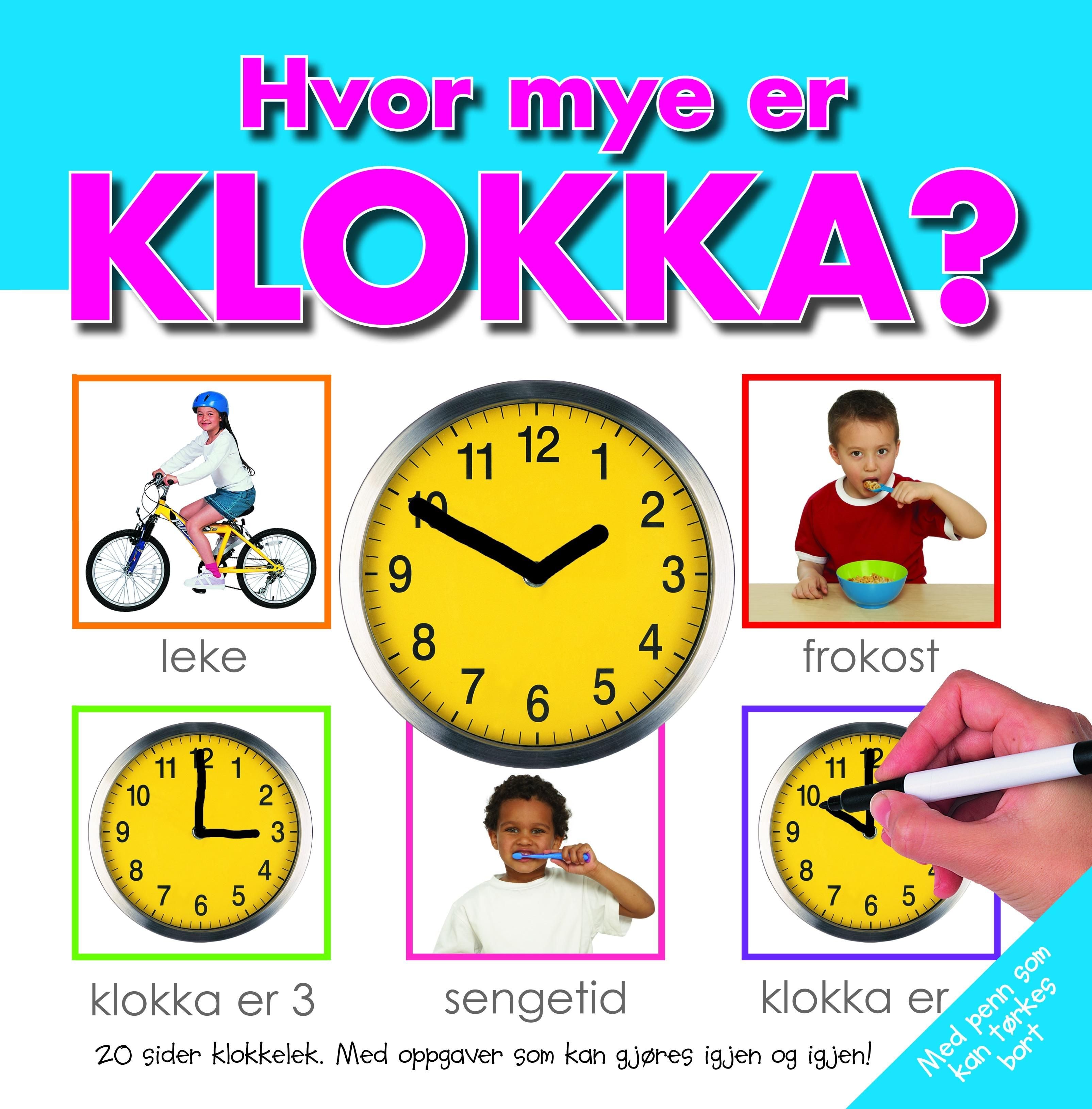 Hvor mye er klokka?