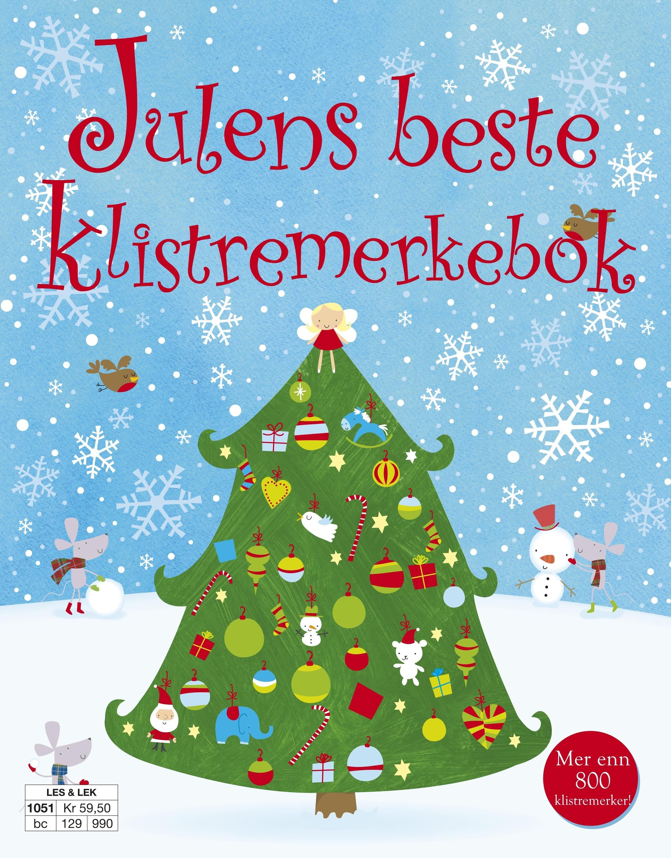 Julens beste klistremerkebok