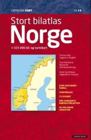 Stort bilatlas Norge