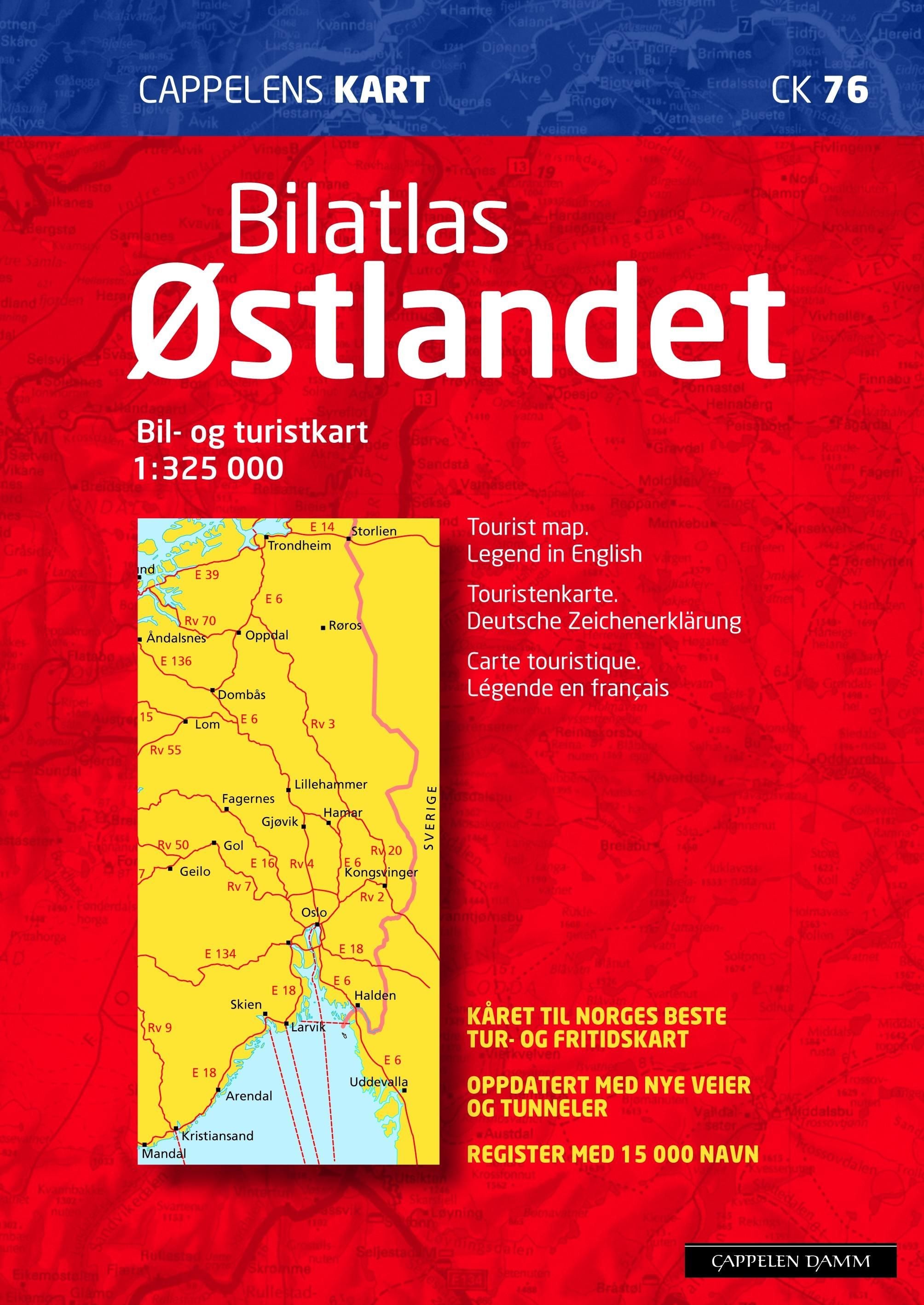 Bilatlas Østlandet