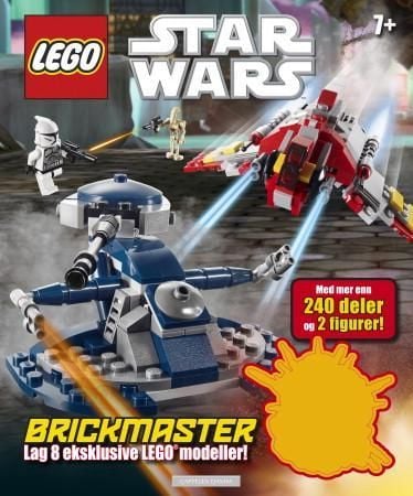 Lego Star wars. Brickmaster. Lag 8 eksklusive Lego modeller! Med mer enn 240 deler og 2 figurer