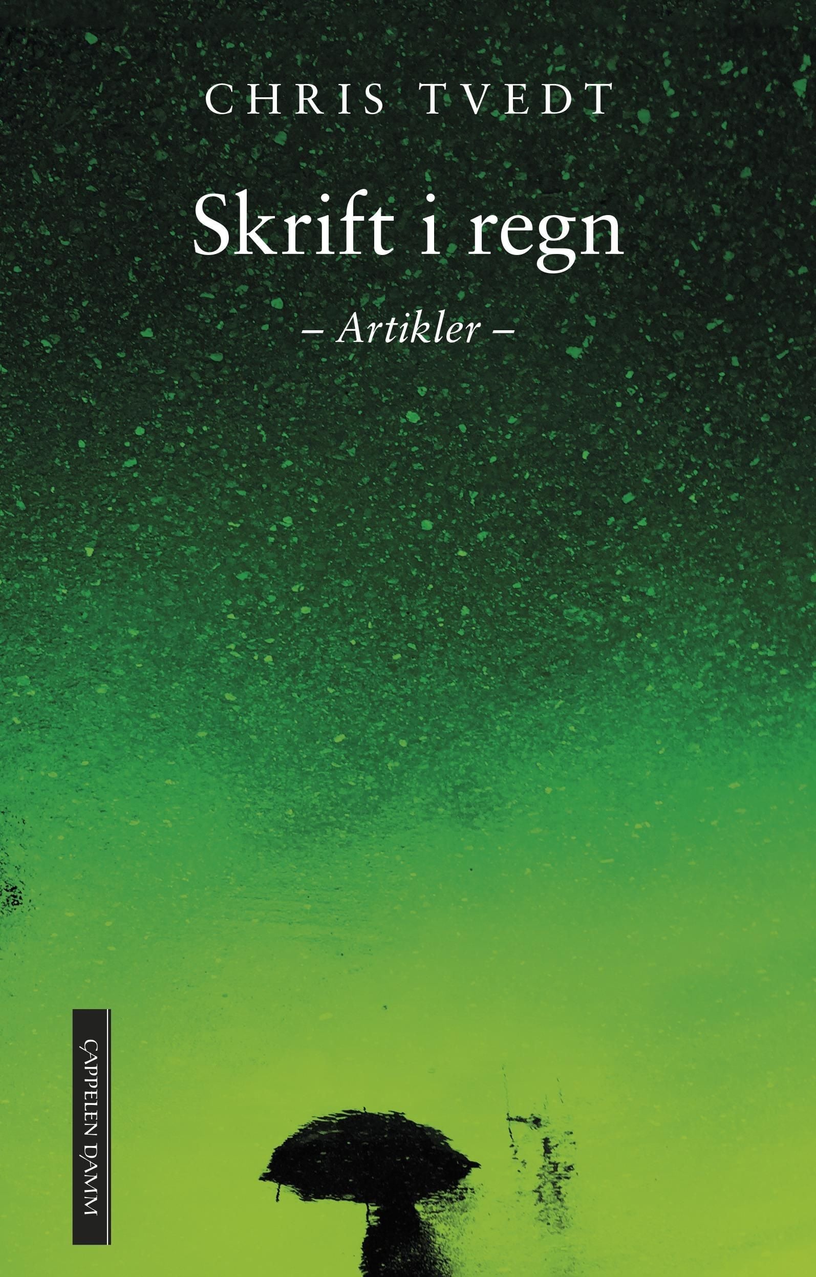 Skrift i regn
