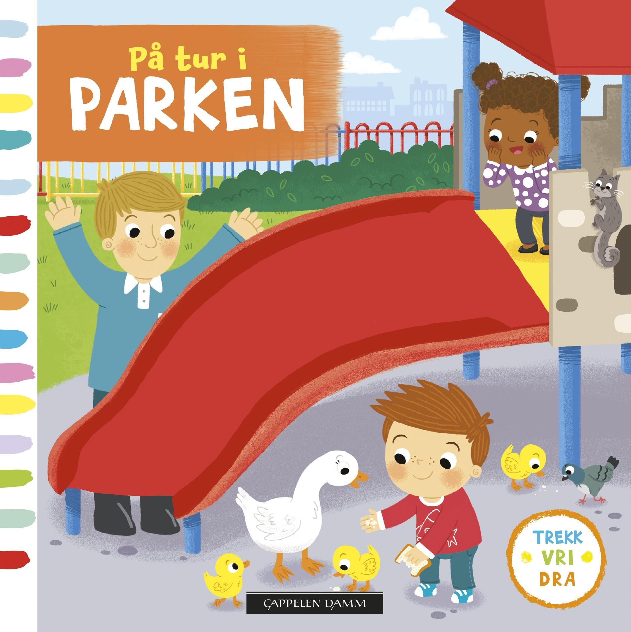 På tur i parken