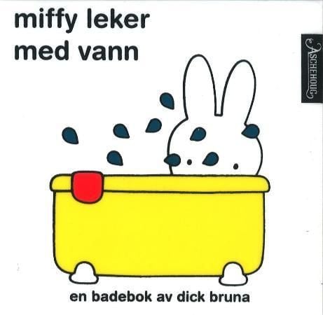 Miffy leker med vann