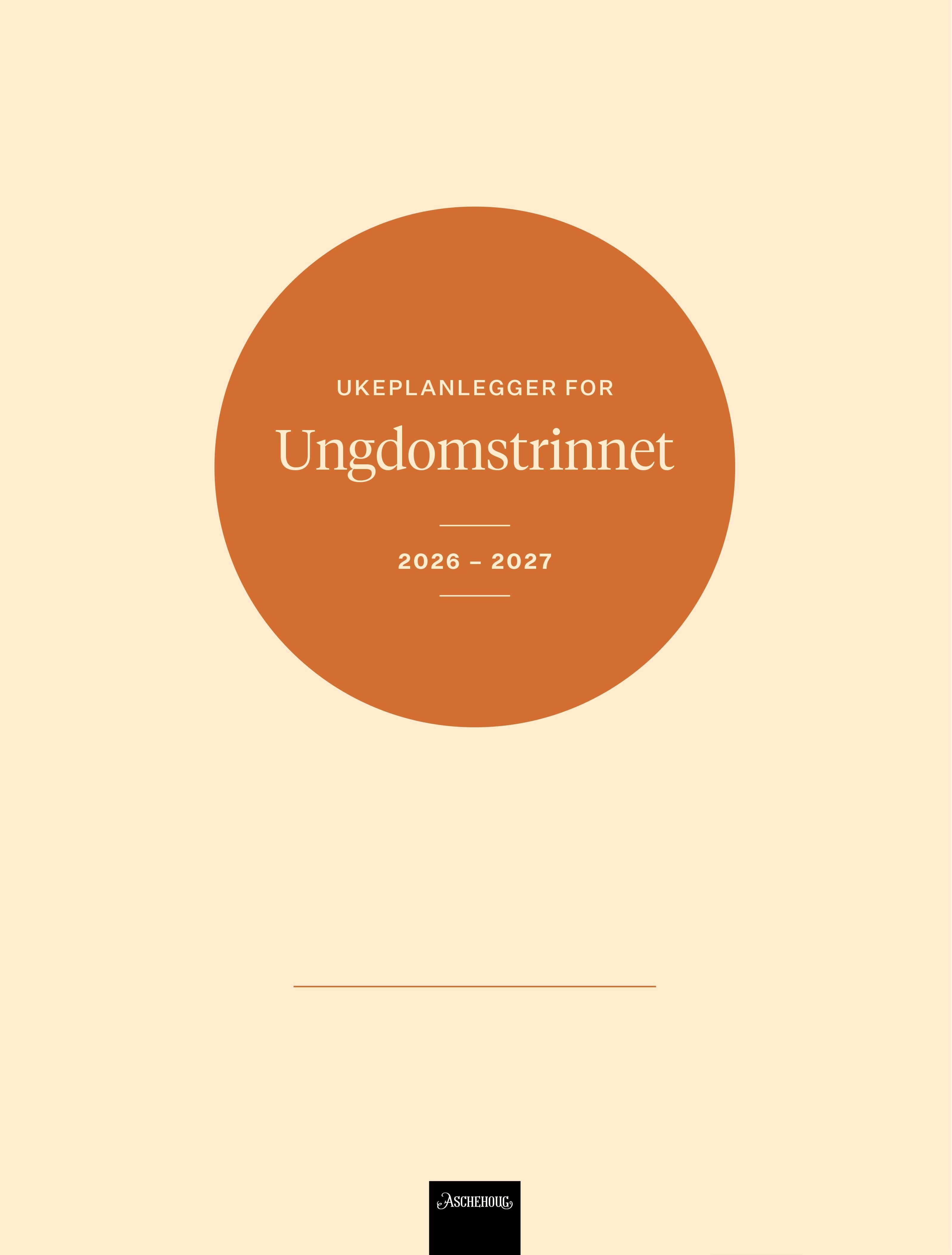 Ukeplanlegger for ungdomstrinnet 2026-2027