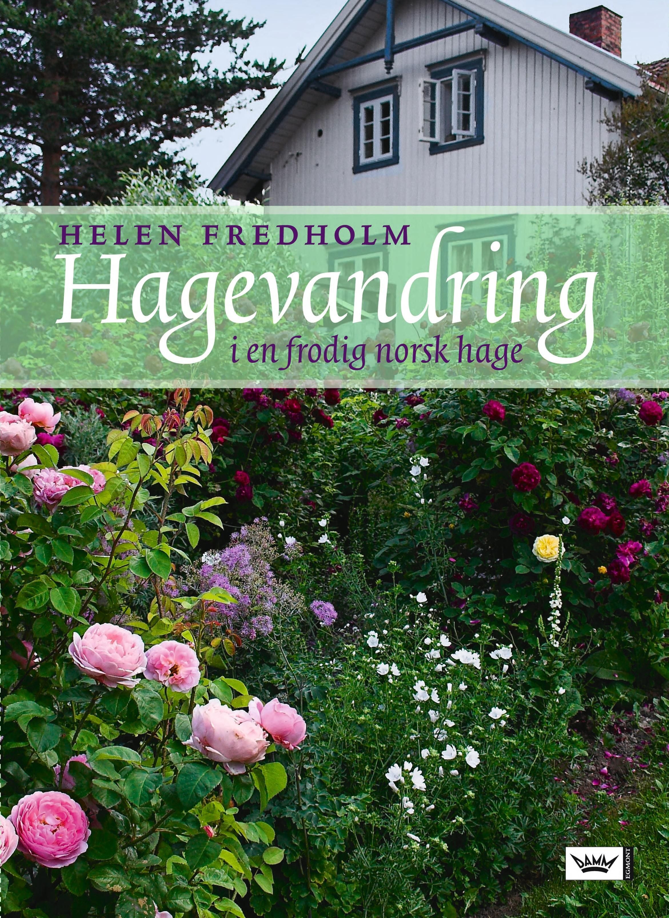 Hagevandring i en frodig norsk hage