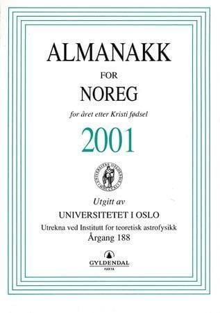Almanakk for Noreg 2001