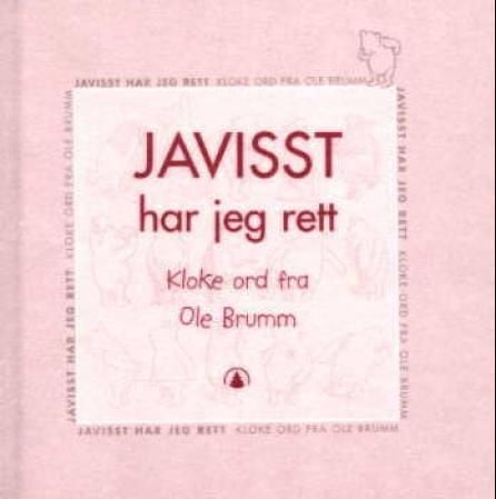 Javisst har jeg rett