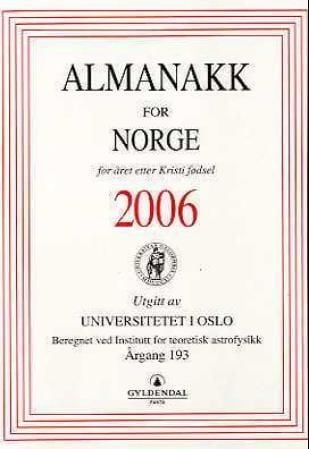Almanakk for Norge 2006