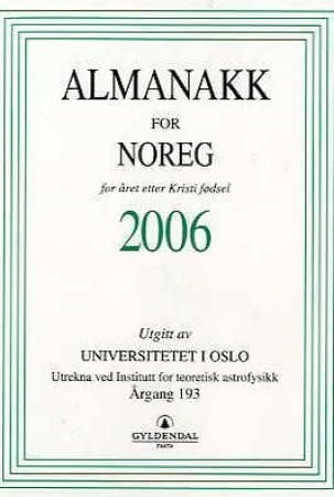 Almanakk for Noreg 2006