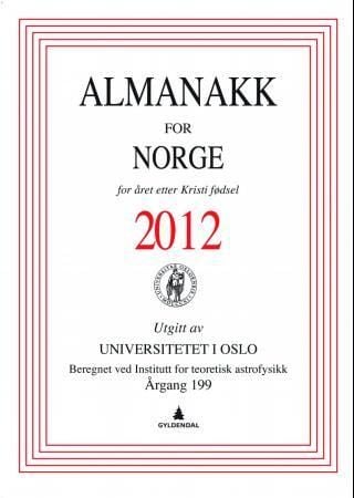 Almanakk for Norge 2012