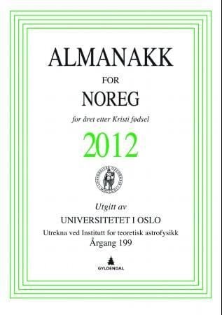 Almanakk for Noreg 2012