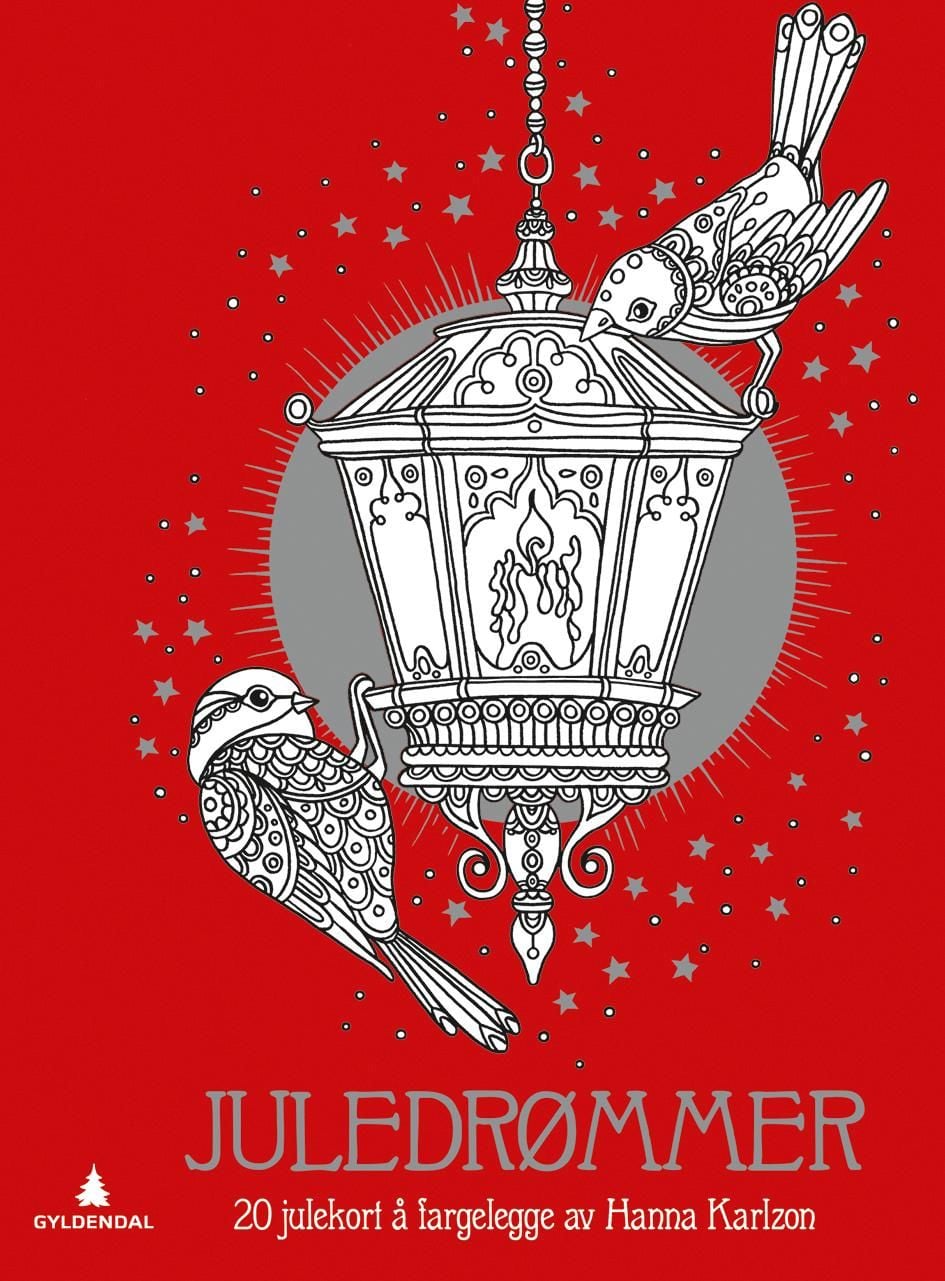 Juledrømmer. 20 julekort å fargelegge av Hanna Karlzon