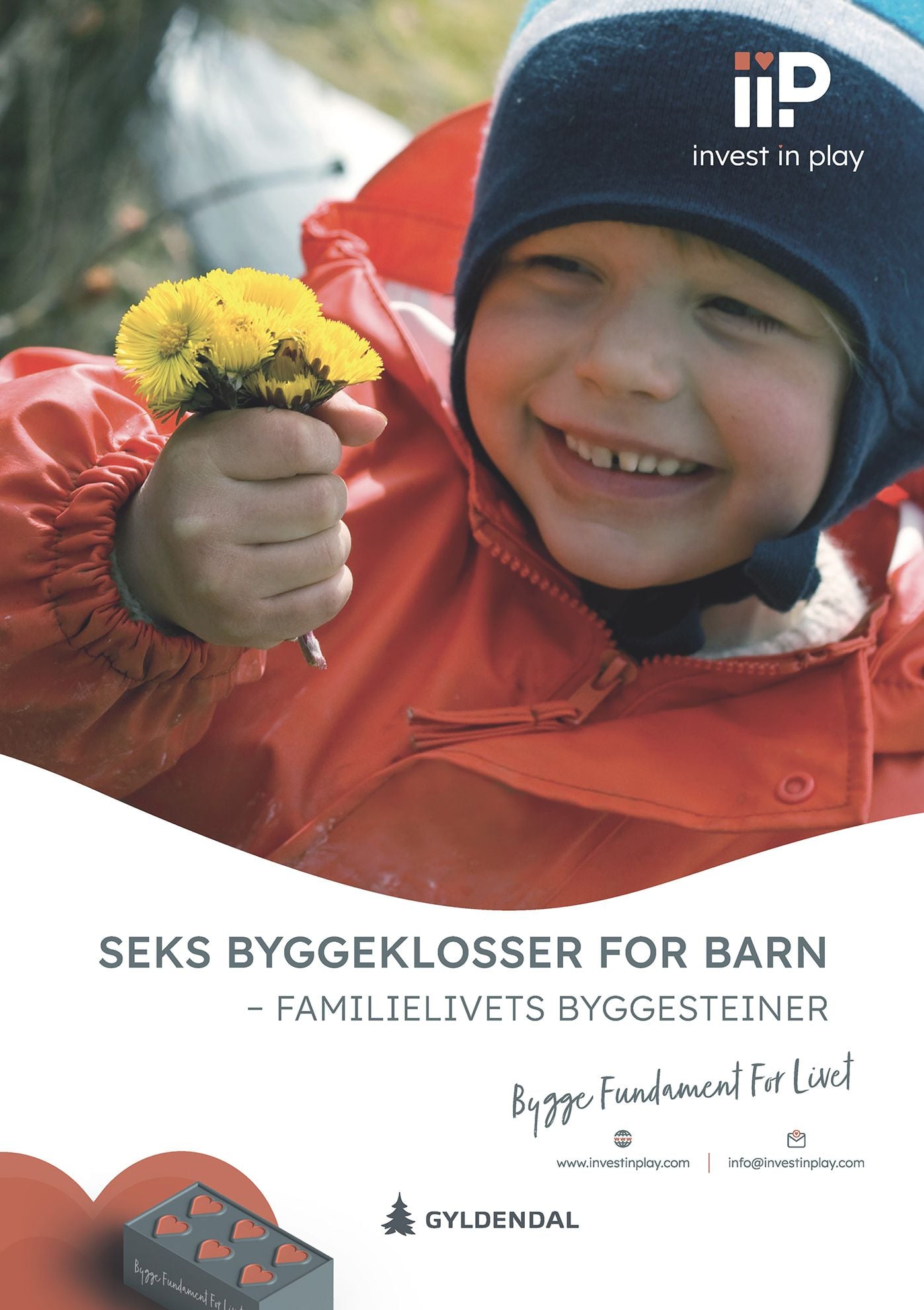 Seks byggeklosser for barn