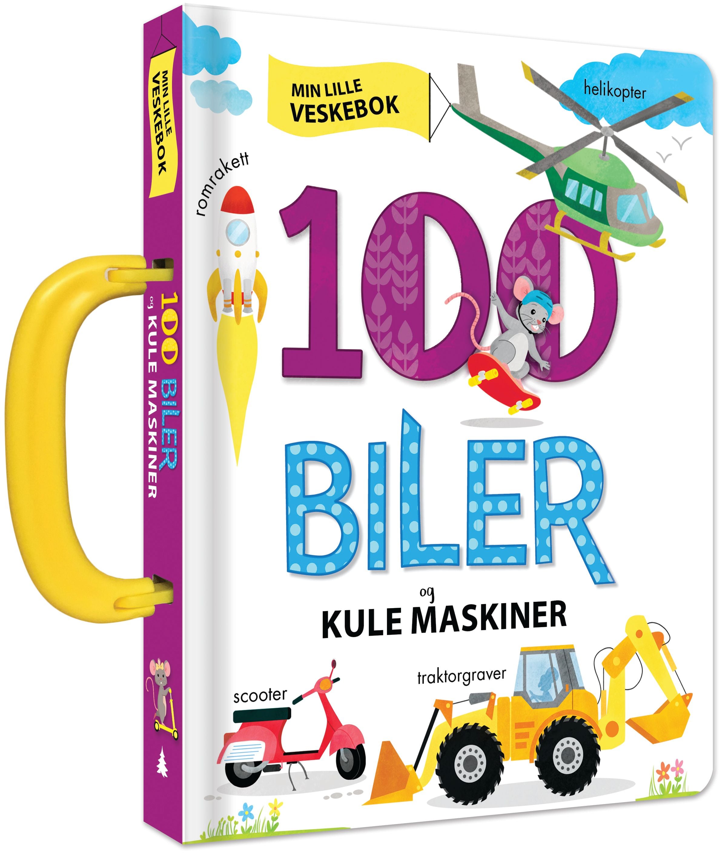 100 biler og kule maskiner
