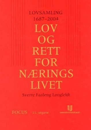 Næringslivets lovsamling 1687-2004