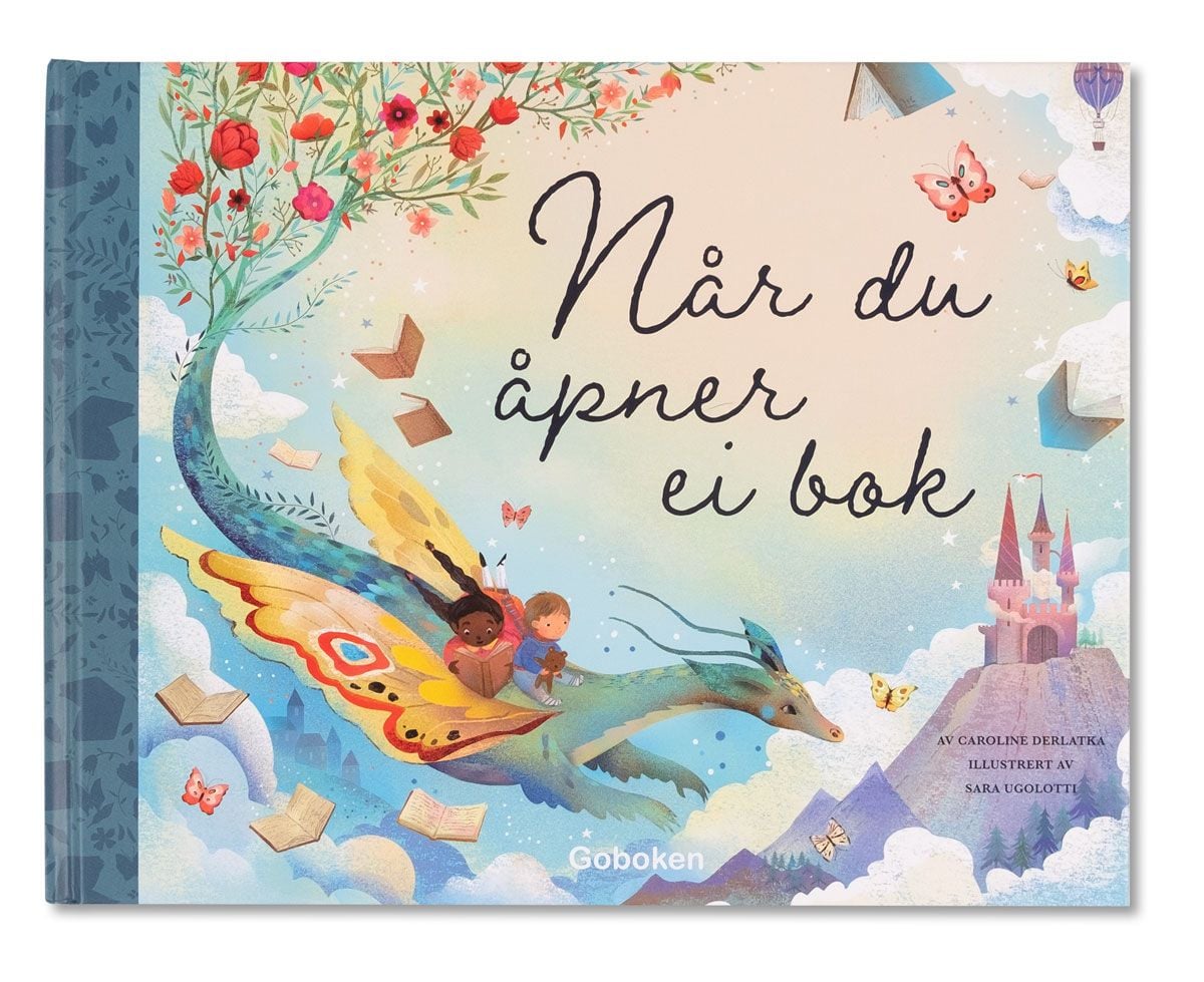 Når du åpner ei bok