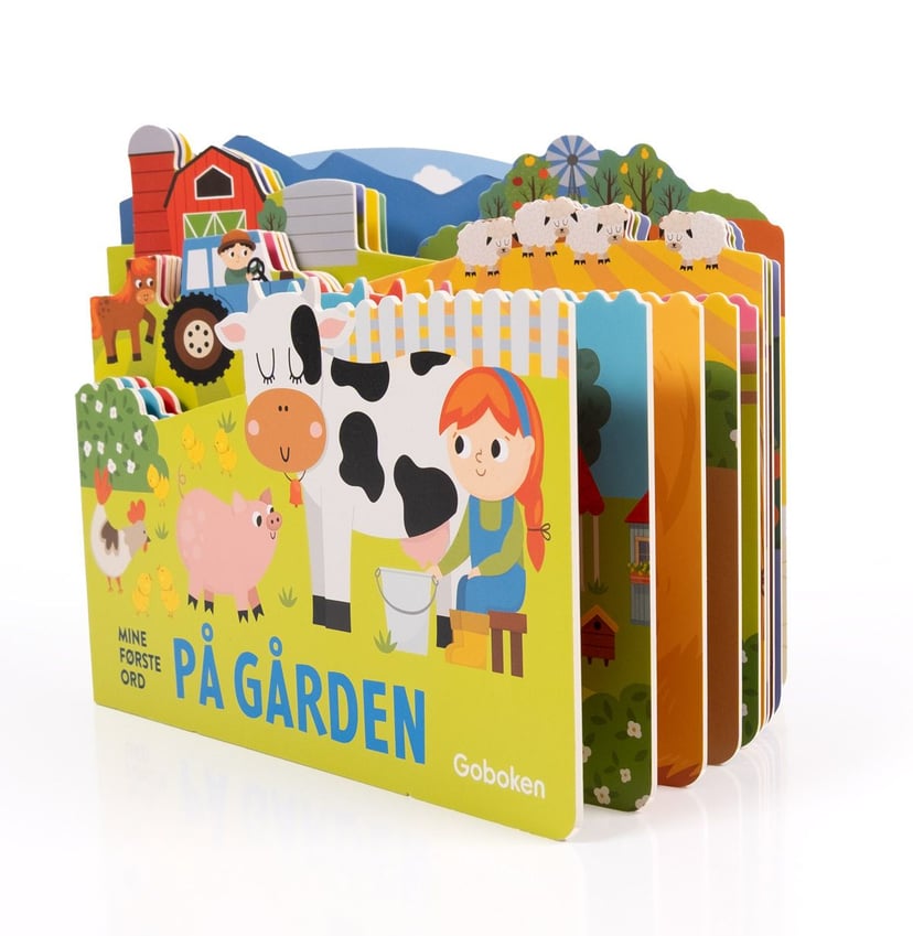 På gården
