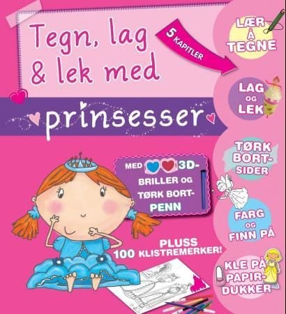 Tegn, lag & lek med prinsesser