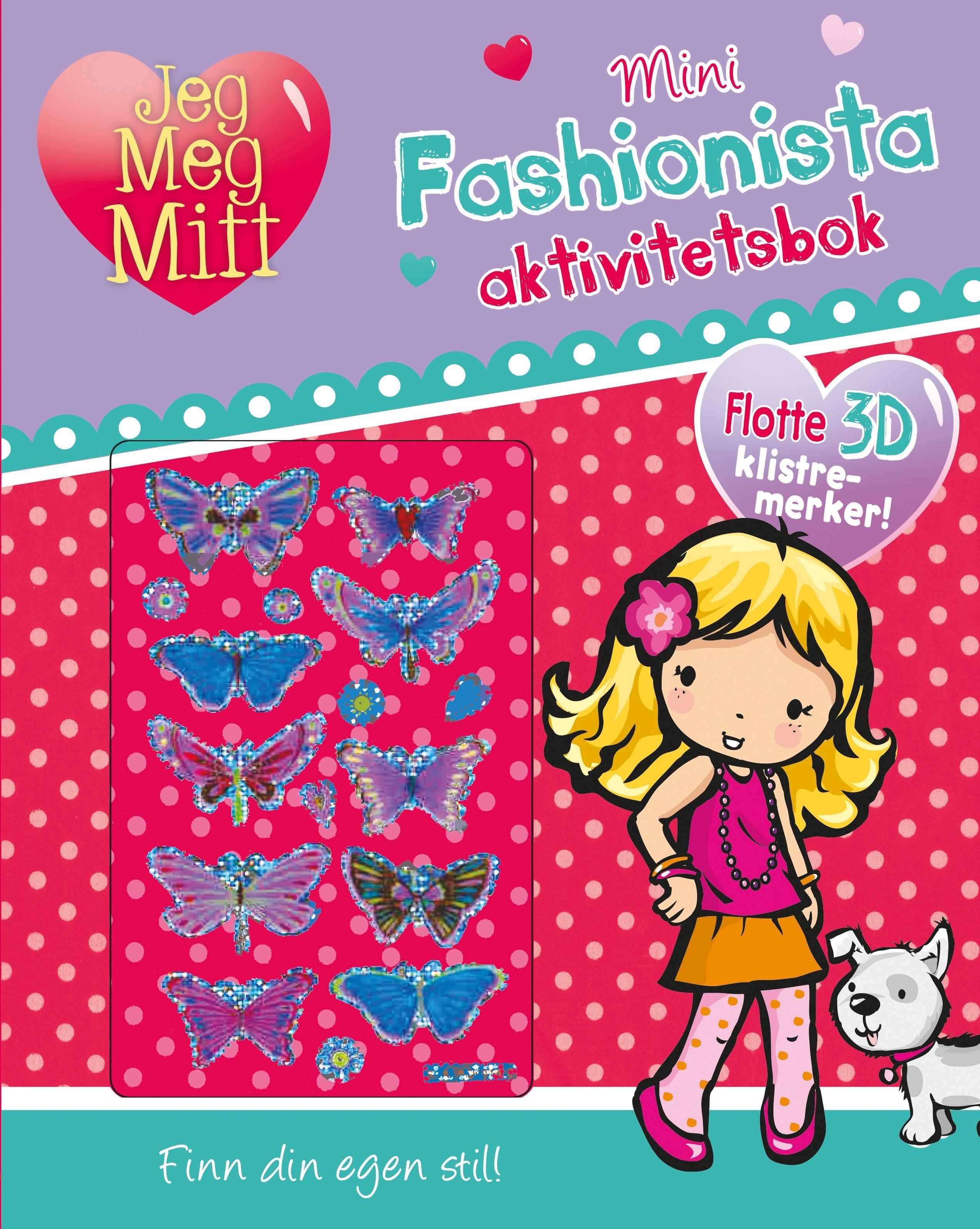 Mini-fashionista aktivitetsbok