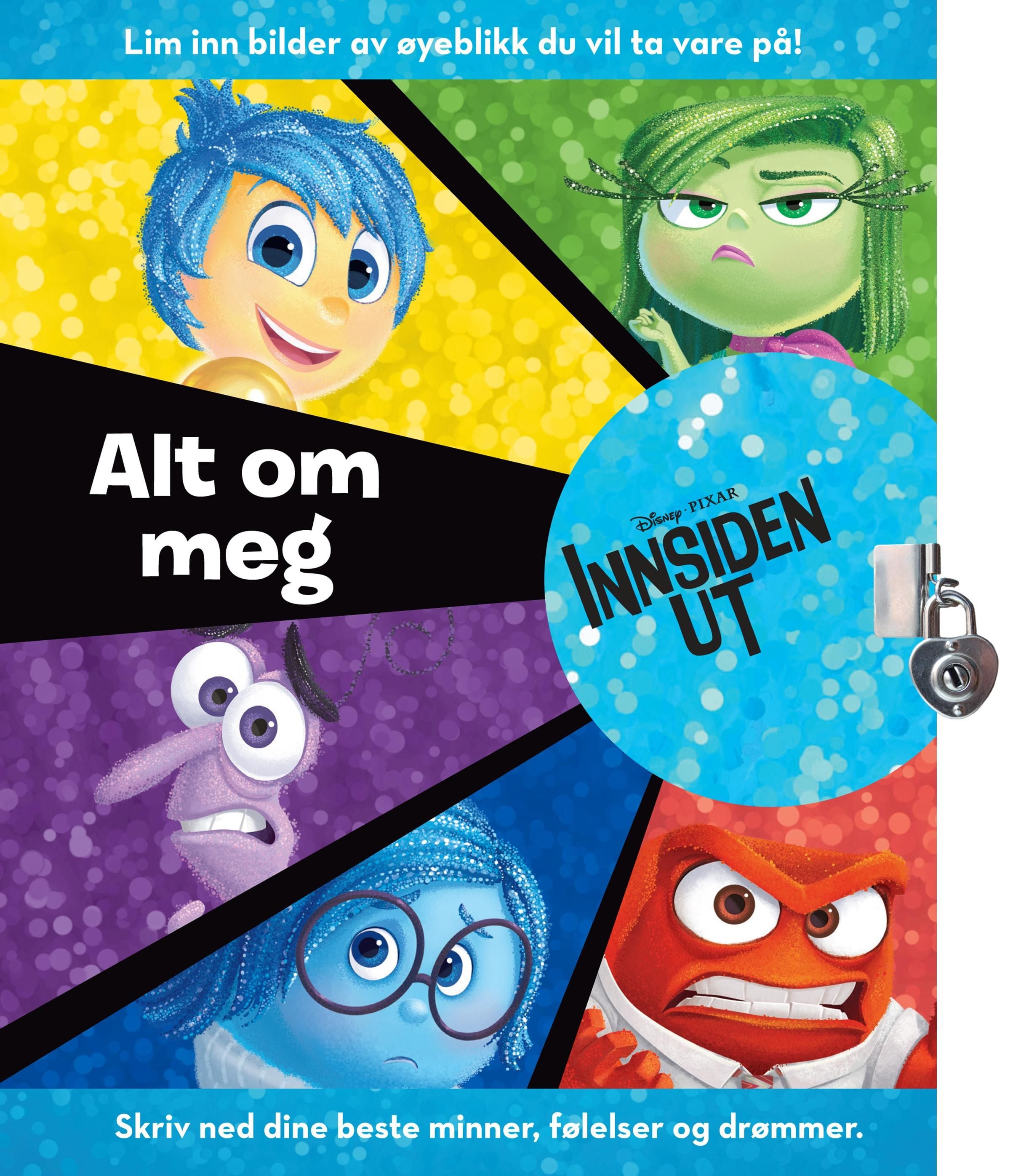 Innsiden ut. Alt om meg. Dagbok med lås