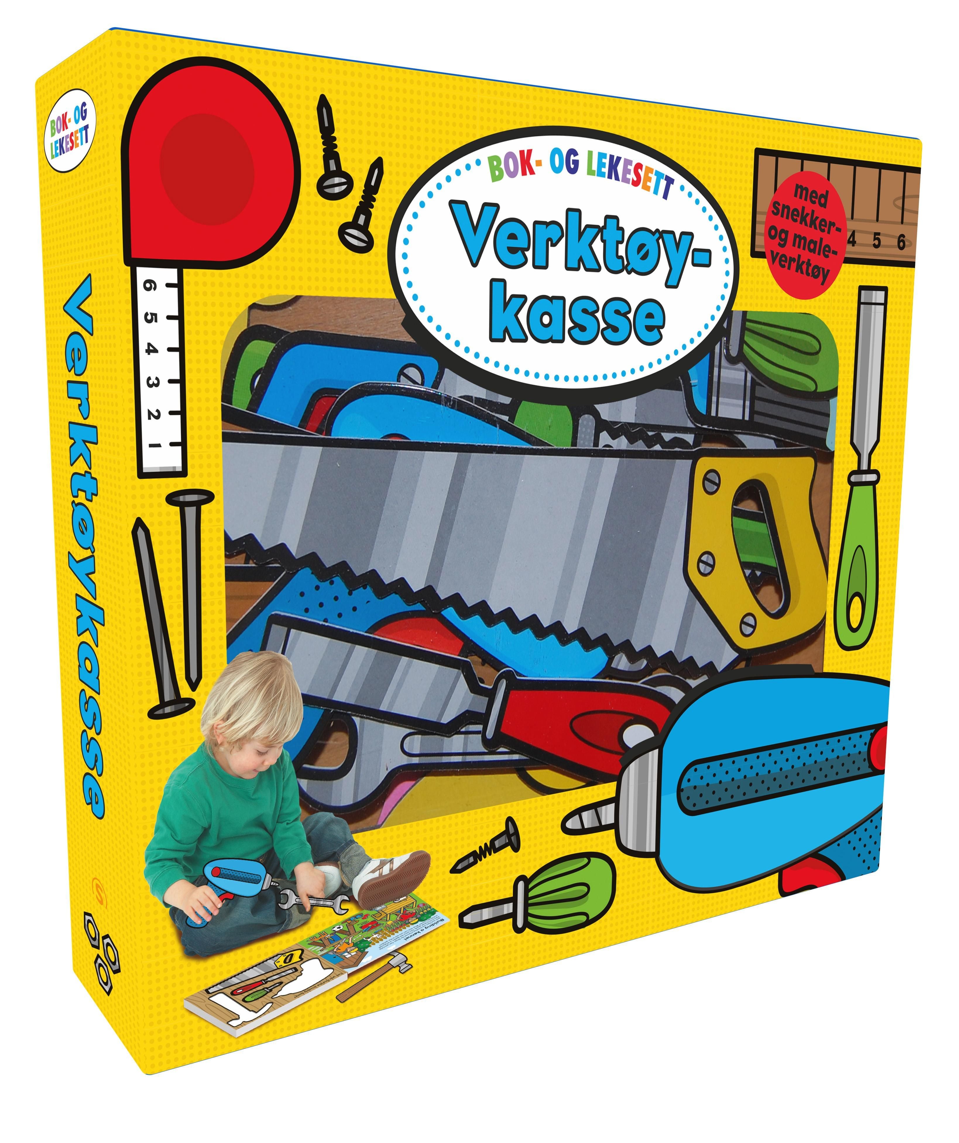 Verktøykasse. Bok- og lekesett