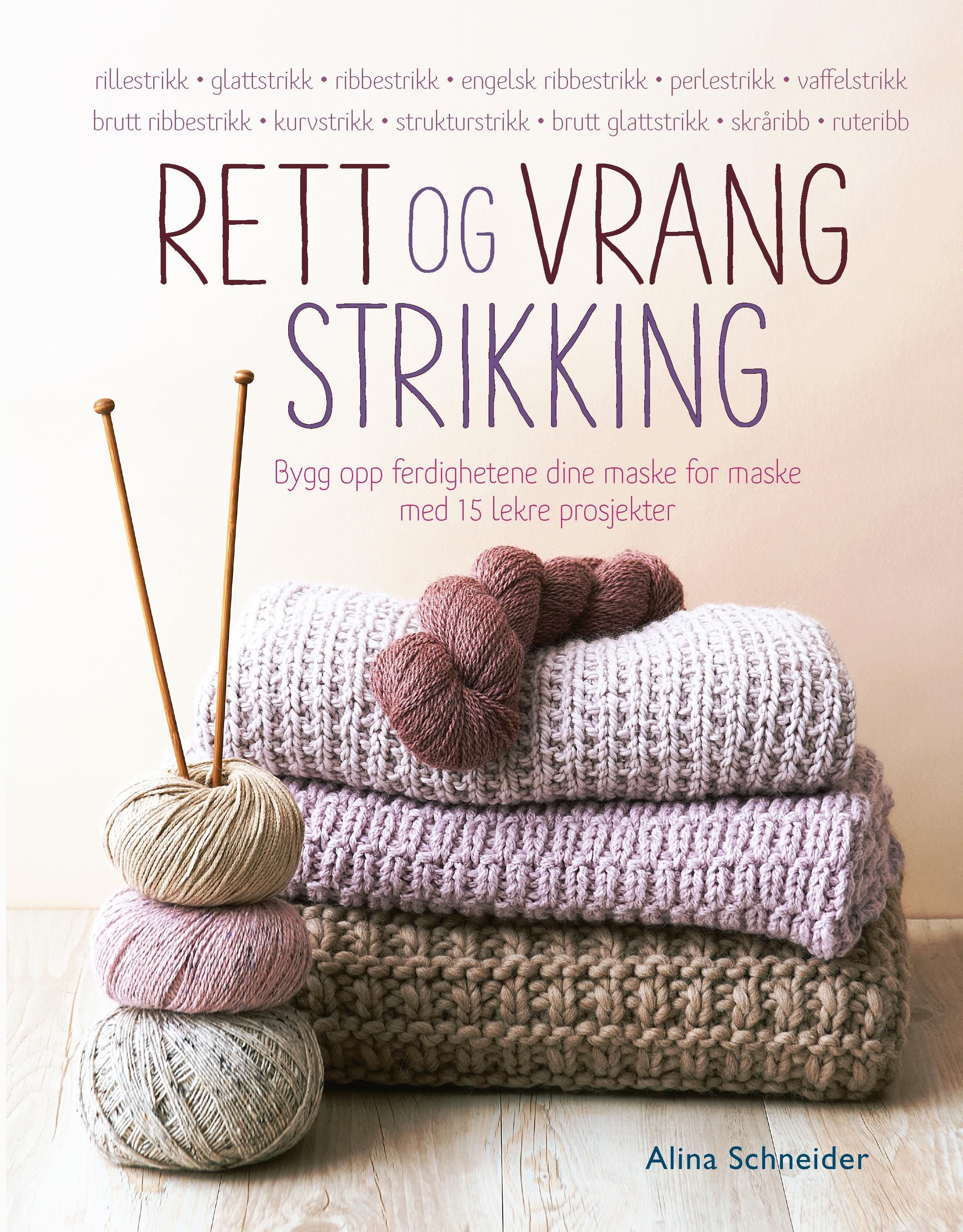 Rett og vrang strikking