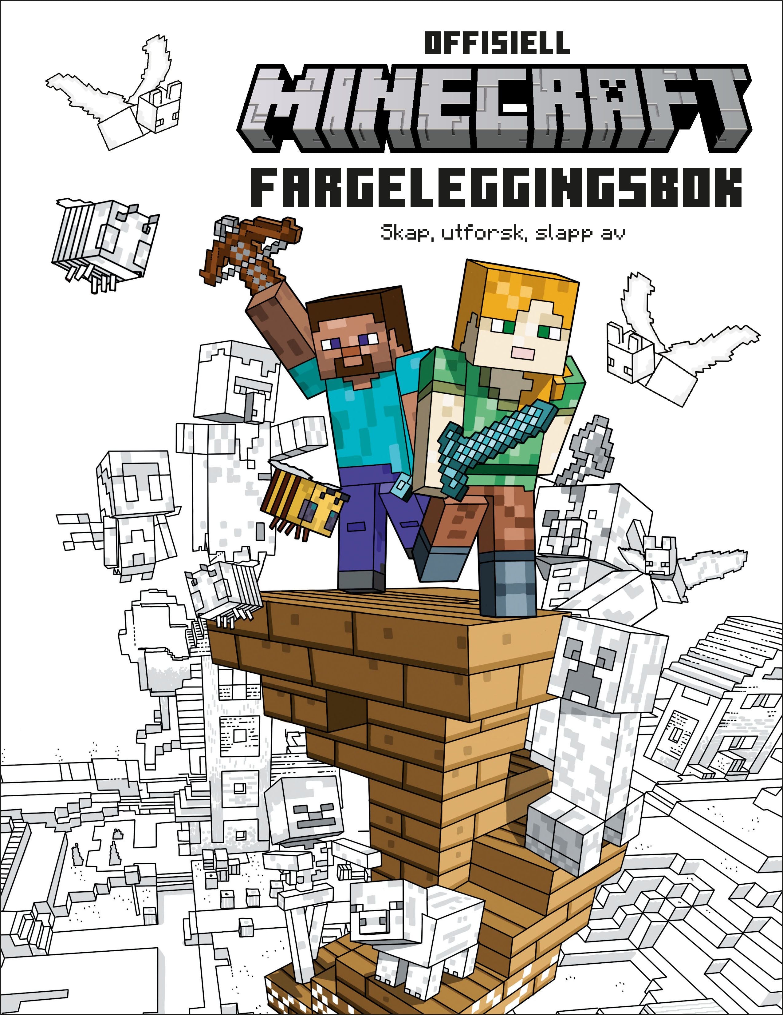 Offisiell Minecraft fargeleggingsbok