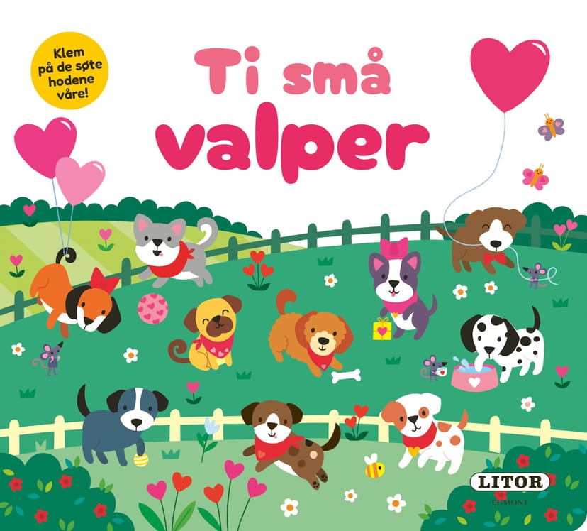 Ti små valper