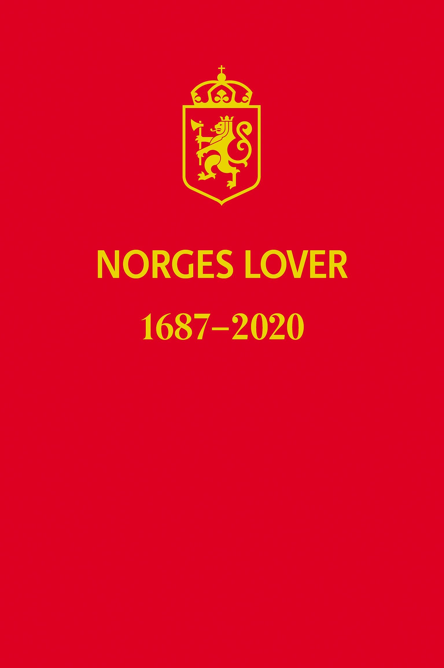 Norges lover 1687-2020