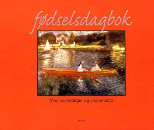 Fødselsdagbok. Med navnedager og visdomsord