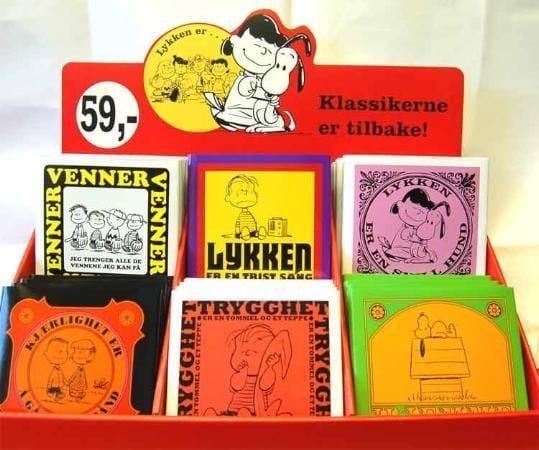 Klassikerne er tilbake. Knøttene-display med 6x6 titler