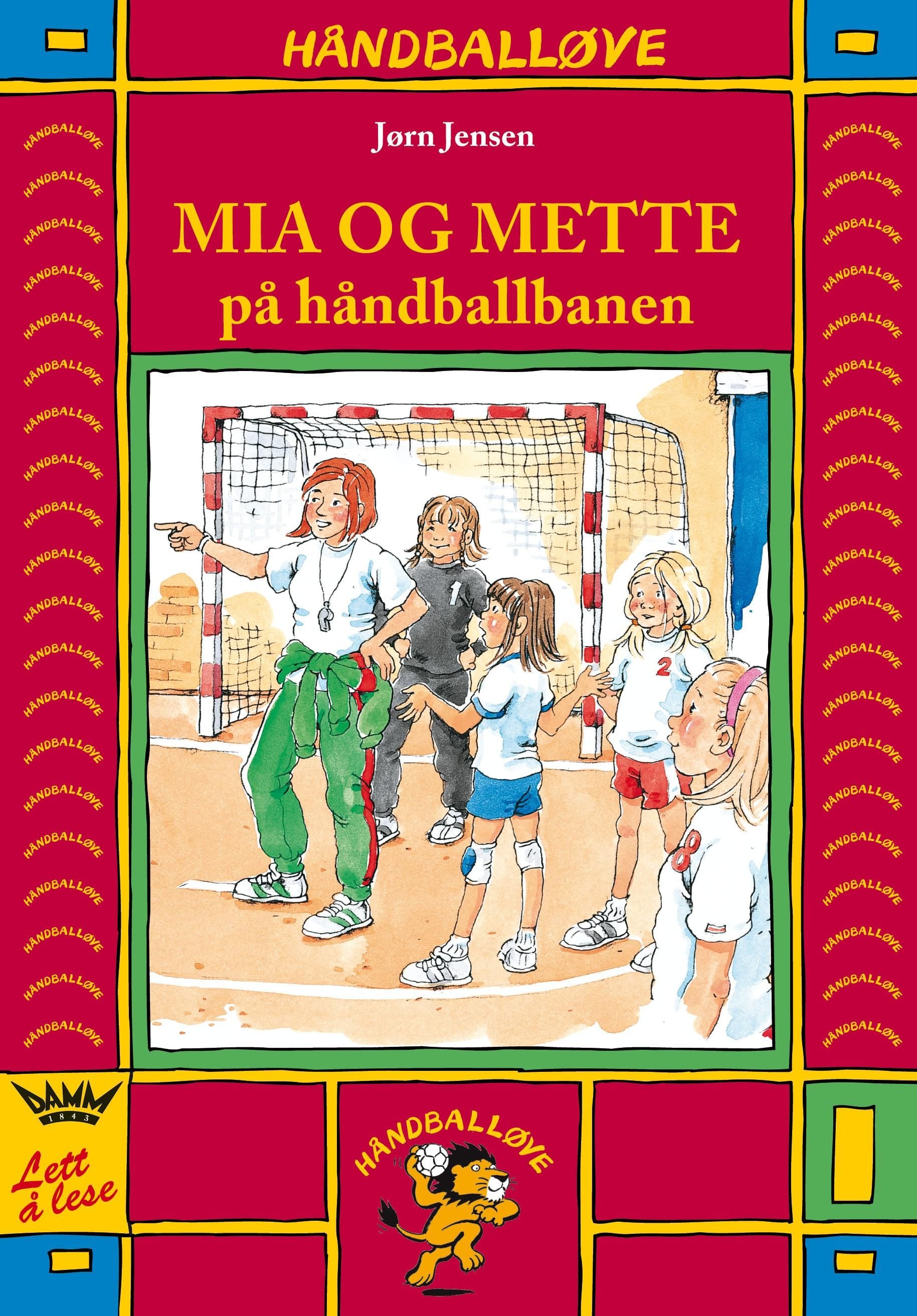 Mia og Mette på håndballbanen