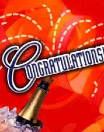 Congratulations