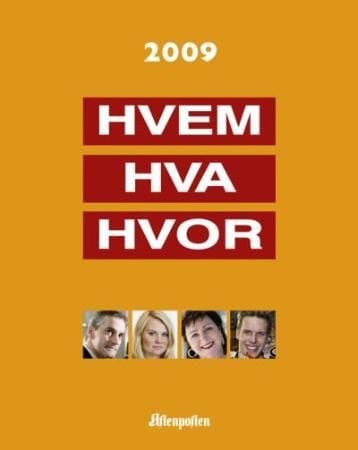 Hvem hva hvor 2009