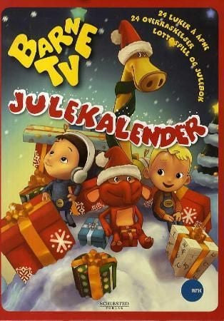 Julekalender. Barne-TV. 24 luker. 24 lottobrikker. En bok