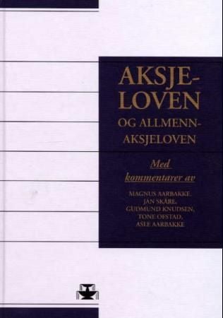 Aksjeloven og allmennaksjeloven