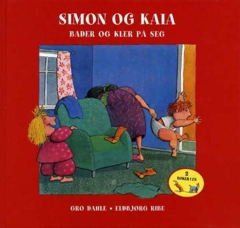 Simon og Kai bader og kler på seg