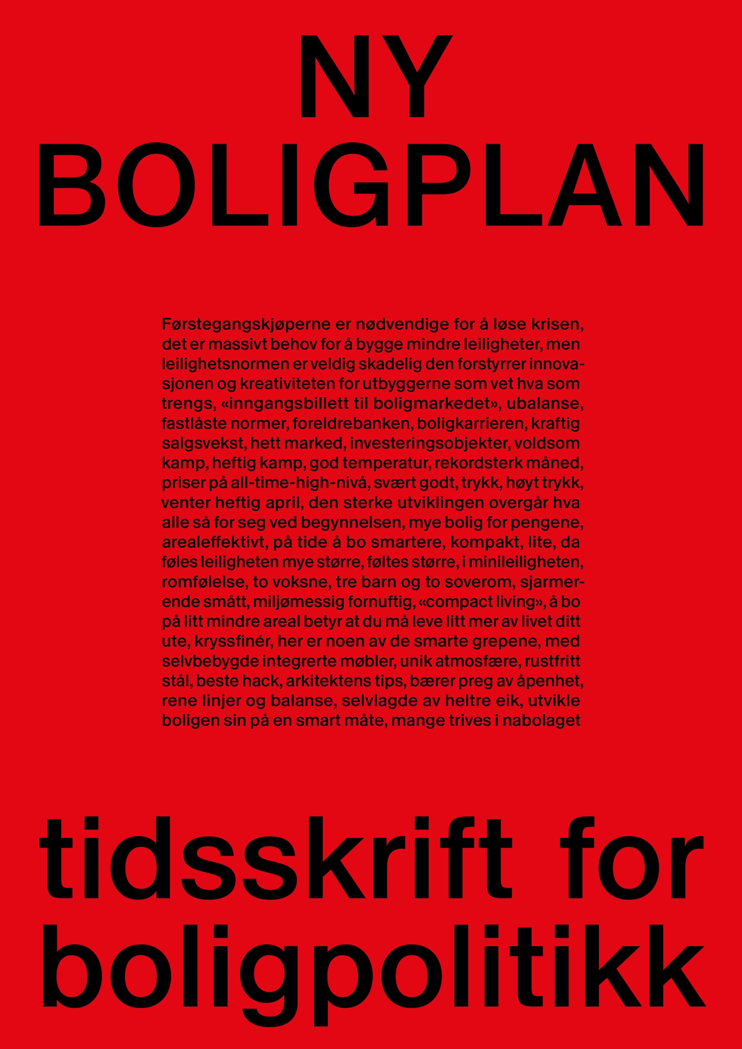 Ny boligplan
